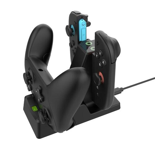 F�r Nintendo Switch 2 Joy-Con & Pro Controller 3-in-1 Ladehalter Dock