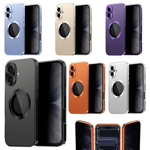 Full Cover MagSafe H�lle f�r iPhone 17 Air Pro Max mit Metallrahmen