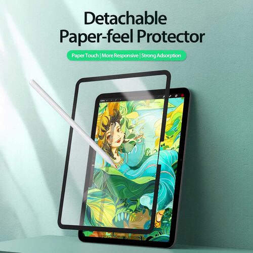 Papier PaperFeel Folie f�r Apple iPad Abnehmbar Magnetisch Wiederverwendbar