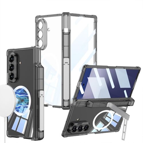 F�r Samsung Galaxy Z Fold7 5G MagSafe H�lle Halter & Pen-Box Schwarz