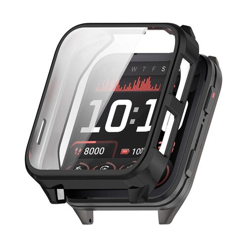 F�r Garmin Venu X1 TPU Full Cover Schutzh�lle Displayschutz Schwarz