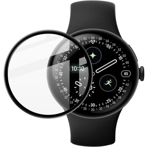 F�r Google Pixel Watch 4 45mm IMAK Plexiglas Display HD Schutz Folie