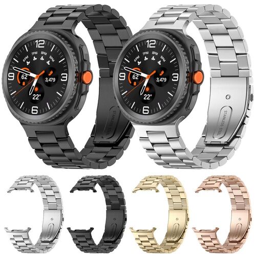 Edelstahl Armband f�r Samsung Galaxy Watch 8 / 8 Classic Three Beads Design