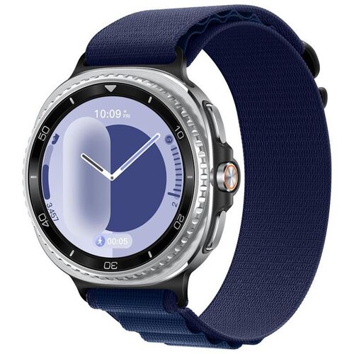 F�r Samsung Galaxy Watch 8 / 8 Classic Loop Nylon Armband Blau