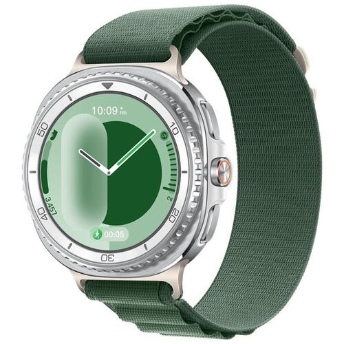 F�r Samsung Galaxy Watch 8 / 8 Classic Loop Nylon Armband Gr�n