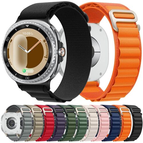 Nylon Armband f�r Samsung Galaxy Watch 8 / 8 Classic im Alpine Loop Design