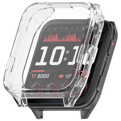 F�r Garmin Venu X1 TPU Full Cover Electroplated H�lle Transparent