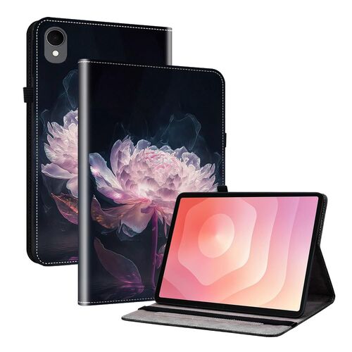 F�r Samsung Galaxy Tab S11 Crystal Textur Kunstleder Motiv Schutzh�lle