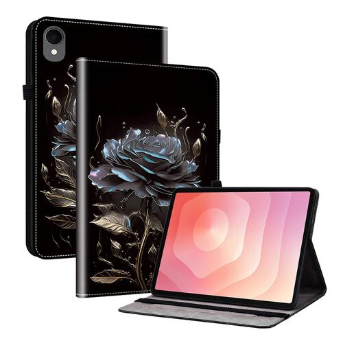 F�r Samsung Galaxy Tab S11 Crystal Textur Kunstleder Motiv Schutzh�lle