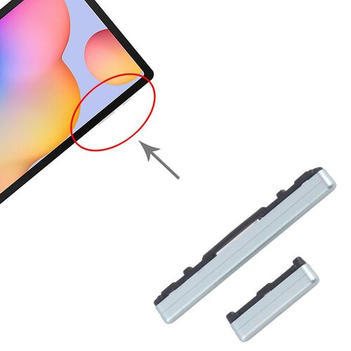 F�r Samsung Galaxy Tab S6 Lite Power- und Lautst�rkeregler Ersatzteil Mintgr�n