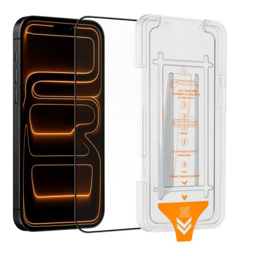 F�r Apple iPhone 17 Pro SnapFit Premium 9H Glas mit Installationshilfe