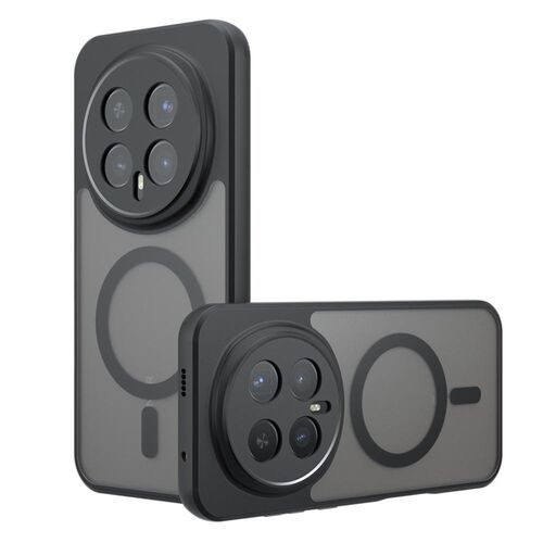 F�r Honor Magic 8 Pro Armor MagSafe TPU PC Hybrid Schutz H�lle Schwarz