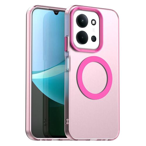 F�r Xiaomi Redmi 15C 5G / 4G Candy Design Magsafe Hybrid H�lle Pink