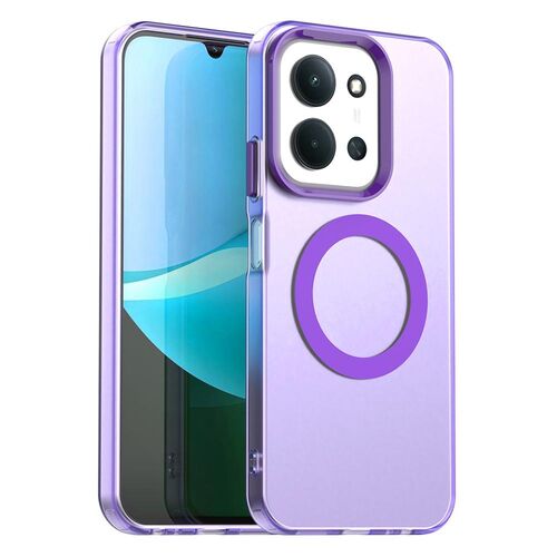 F�r Xiaomi Redmi 15C 5G / 4G Candy Design Magsafe Hybrid H�lle Lila