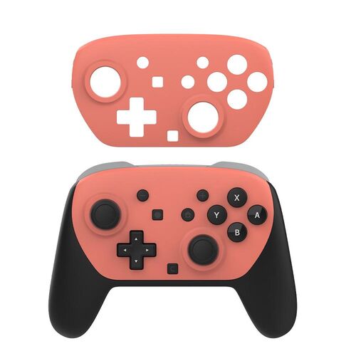 F�r Nintendo Switch 2 2x Pro Controller Ersatz-Faceplates Matt Orange