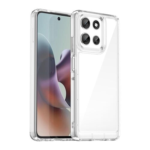 F�r Motorola Moto G56 5G Colorful TPU Acryl Schutz H�lle Transparent