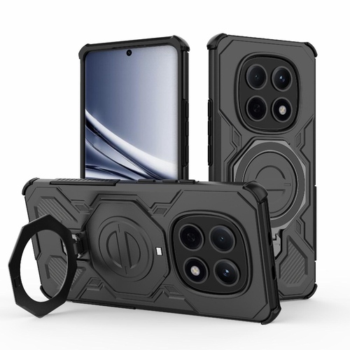 F�r Xiaomi Redmi Note 15 5G MagSafe Magnet TPU PC H�lle Schwarz