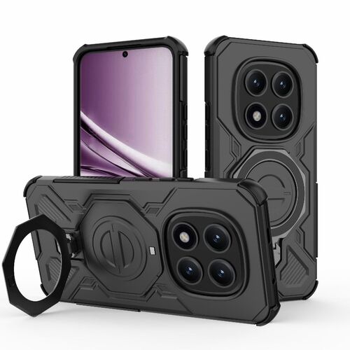 F�r Xiaomi Redmi Note 15 Pro Plus 5G MagSafe Magnet TPU H�lle Schwarz