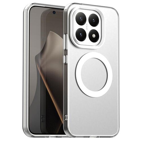 F�r Xiaomi 15T 5G Candy Design Magsafe Hybrid TPU Schutzh�lle Wei�