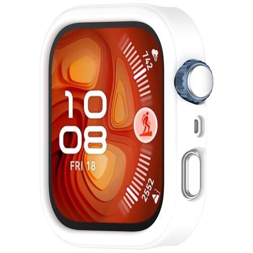 F�r Huawei Watch Fit 4 Pro Soft Silikon Schutz H�lle Geh�use Wei�