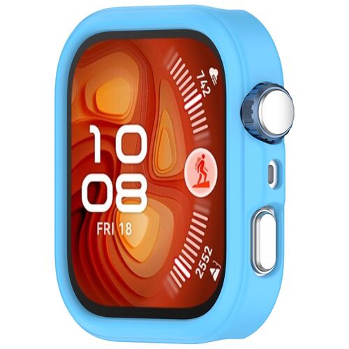 F�r Huawei Watch Fit 4 Pro Soft Silikon Schutz H�lle Geh�use Blau