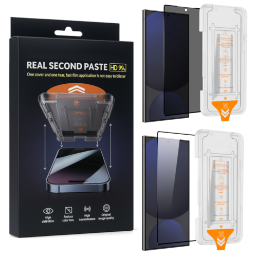 SnapFit Display Schutzglas f�r Samsung Galaxy Modelle Installationshilfe Premium