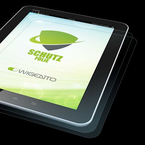 Tempered Echtglas Schutz Folie H9 und normale Displayschutzfolien f�r Tablet 