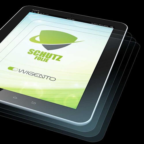 Tempered Echtglas Schutz Folie H9 und normale Displayschutzfolien f�r Tablet 