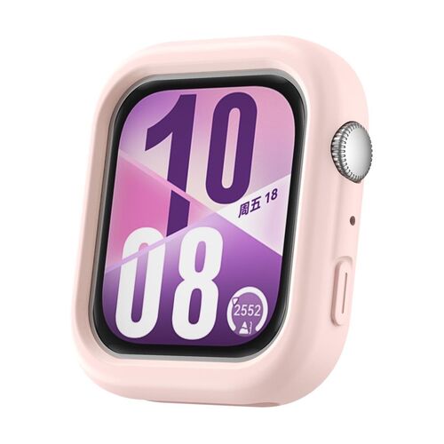 F�r Huawei Watch Fit 4 Soft Silikon Schutz H�lle Geh�use Rosa