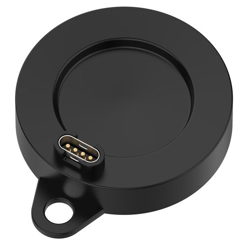 F�r Garmin Venu X1 Rundbasis Magnet Lade Adapter Schwarz