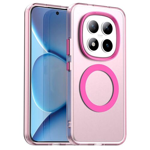 F�r Xiaomi Redmi Note 15 Pro Plus 5G Candy Design Magsafe H�lle Pink