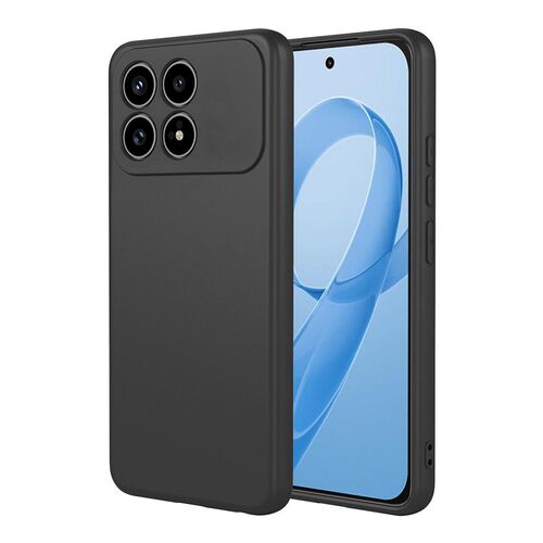 F�r Xiaomi Poco F8 Pro TPU Silikon Schutzh�lle Flexibel D�nn Schwarz