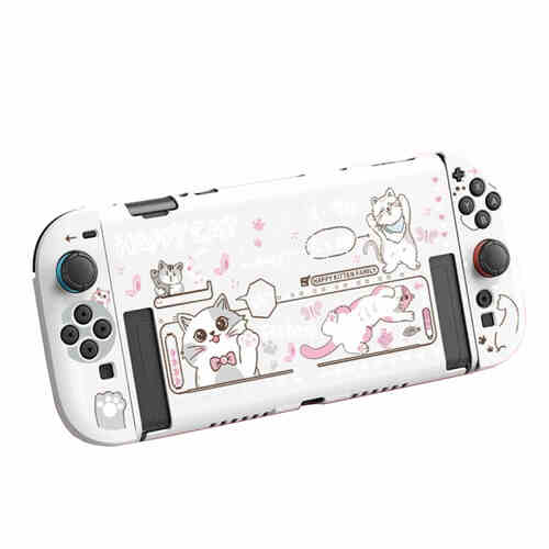 F�r Nintendo Switch 2 TPU Schutzh�lle mit s��em Katzen-Motiv