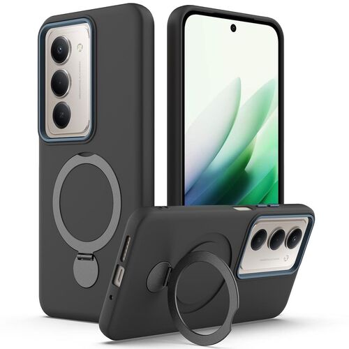 F�r Xiaomi Redmi 15 5G / 4G Kunststoff MagSafe Ring Halterung H�lle