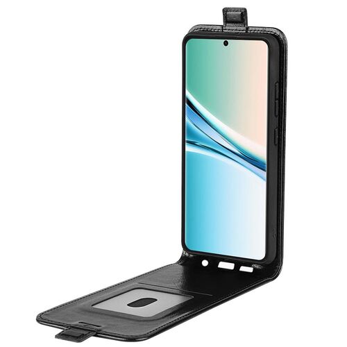 F�r Xiaomi Redmi Note Note 15 5G Kunstleder Flip Schutz H�lle Schwarz