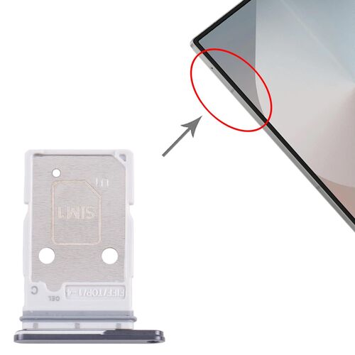F�r Samsung Galaxy Z Fold7 SM-F966B SIM Karten Tray Dual SIM Schwarz Ersatzteil