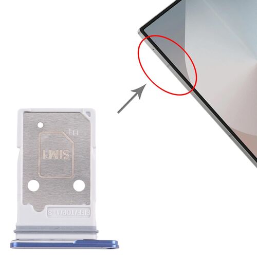F�r Samsung Galaxy Z Fold7 SM-F966B SIM Karten Tray Dual SIM Blau Ersatzteil