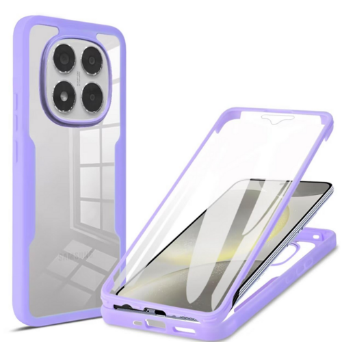 F�r Xiaomi Redmi Note 15 Pro 5G Full Body 360 Acryl TPU H�lle Lila