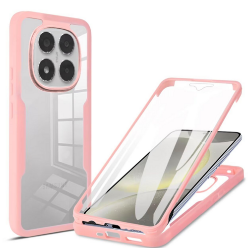 F�r Xiaomi Redmi Note 15 Pro 5G Full Body 360 Acryl TPU H�lle Rosa