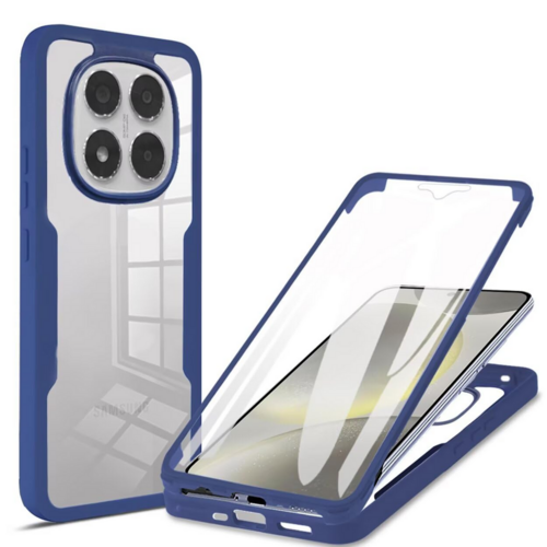 F�r Xiaomi Redmi Note 15 Pro 5G Full Body 360 Acryl TPU H�lle Blau