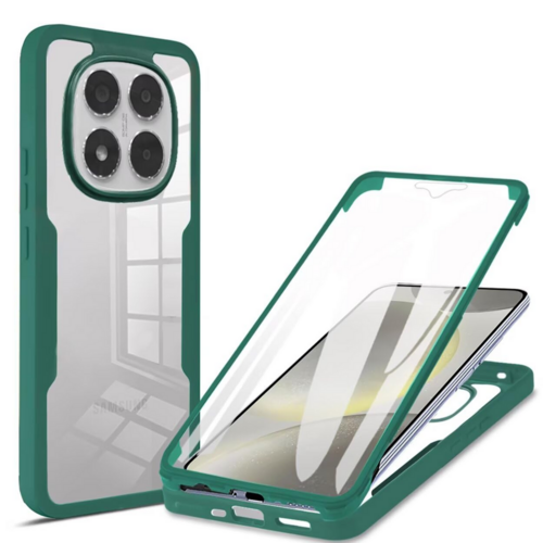 F�r Xiaomi Redmi Note 15 Pro 5G Full Body 360 Acryl TPU H�lle Gr�n