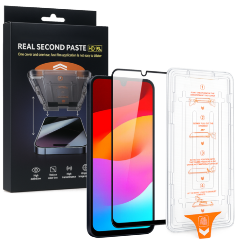 F�r Samsung Galaxy A26 SnapFit 3D 9H Schutzglas mit Installationshilfe