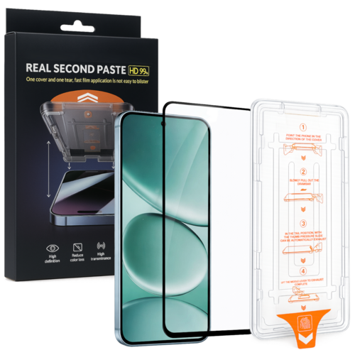 F�r Xiaomi Redmi Note 15 Pro 5G SnapFit Schutzglas Installationshilfe