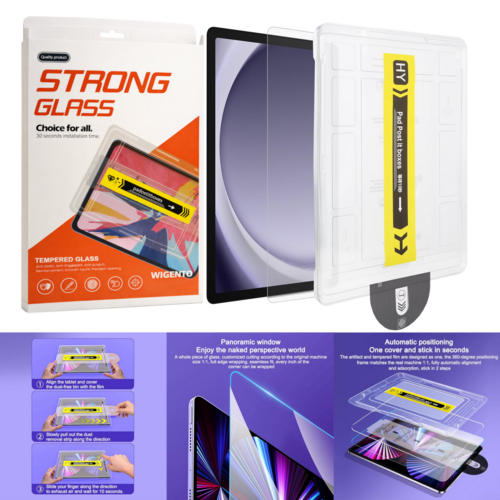 SnapFit Schutzglas f�r Samsung Tab Modelle mit Installationshilfe Premium 9H