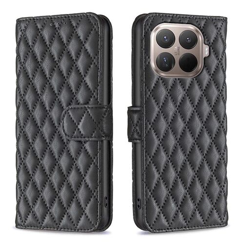 F�r Xiaomi 15T Pro 5G Kunstleder Diamant Rauten Muster Flip H�lle