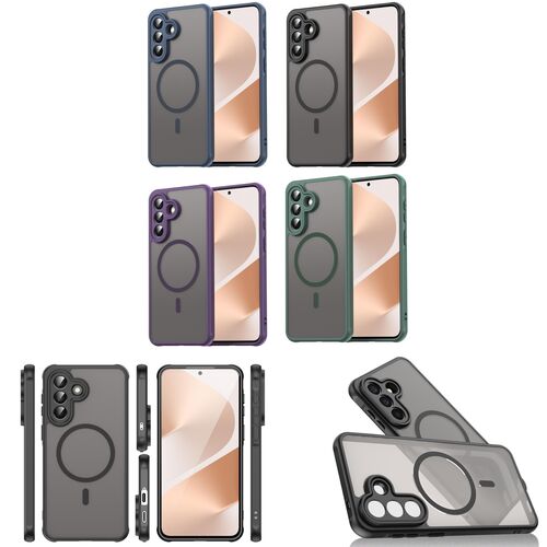 ShadowGuard MagSafe H�lle f�r Samsung Modelle TPU Hybrid Kameraschutz Full Cover