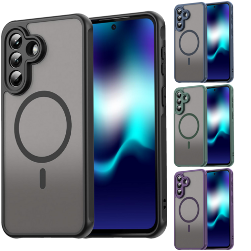 MagSafe Handy H�lle f�r Samsung Galaxy A37 5G / A57 5G Hybrid Kameraschutz Case