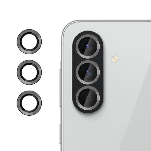 F�r Samsung Galaxy A37 / A57 5G Kalebol 9H Kamera Schutzglas Schwarz