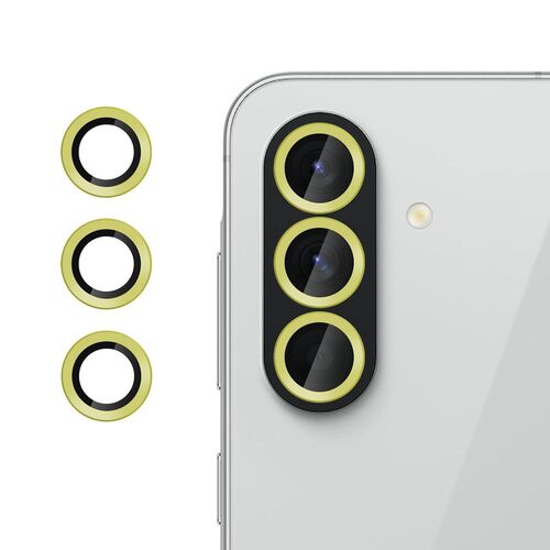 F�r Samsung Galaxy A37 / A57 5G Kalebol 9H Kamera Schutzglas Gold