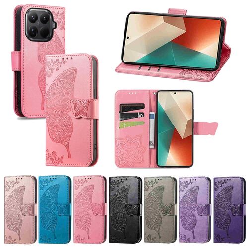 F�r verschiedene Handy Modelle Book Tasche Wallet Schmetterling Design H�lle